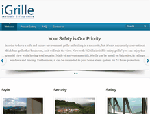 Tablet Screenshot of igrille.com